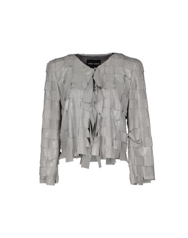 ZOOM GIORGIO ARMANI - Leather outerwear