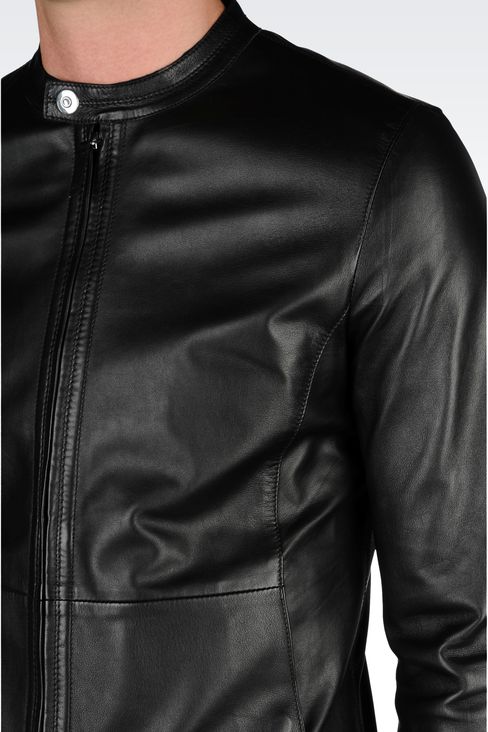 emporio collezione leather jacket fake