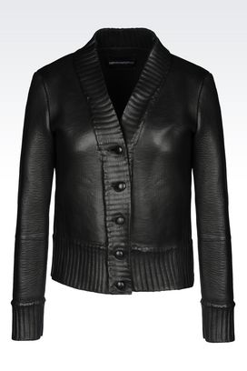 Emporio Armani Ladies Leather Jackets and Fur coats - Armani.com