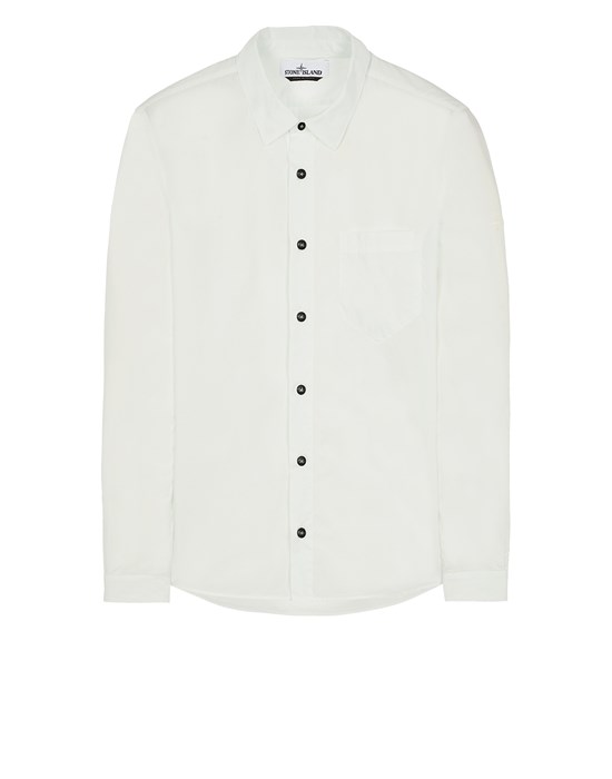 stone island white shirt mens