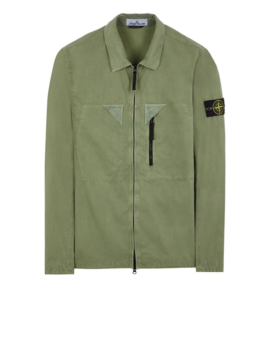 エクルベージュ 希少 STONE ISLAND ルーネックオーバーシャツ | www