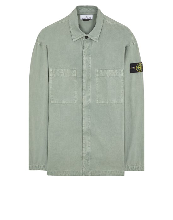 Grey stone island store overshirt