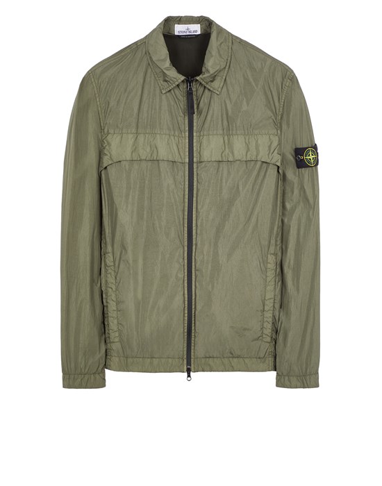 Stone island hot sale green shirt