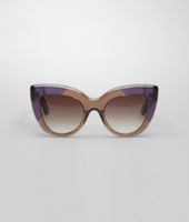 Bottega Veneta® Brown Violet Acetate Eyewear BV 263 Bottega Veneta® Brown Violet Acetate Eyewear BV 263