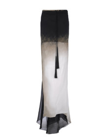 ANN DEMEULEMEESTER - Long skirt