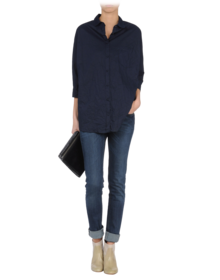 ACNE - Shirt with 3-4-length sleeves