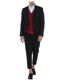 ZZEGNA - Jersey de cuello pico
