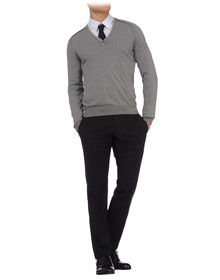 ZZEGNA - Jersey de cuello pico
