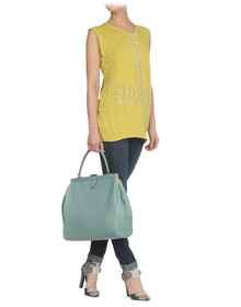 ROCHAS - Medium leather bag
