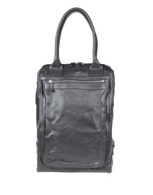 ANN DEMEULEMEESTER - Large leather bag