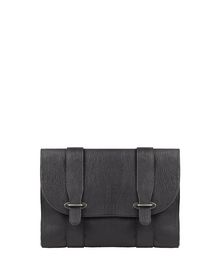 ANN DEMEULEMEESTER - Large leather bag