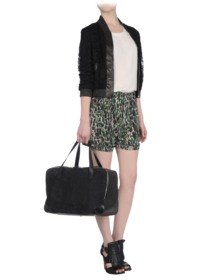 GOLDEN GOOSE - Large leather bag