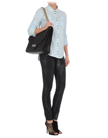 BALMAIN - Borsa grande in pelle