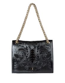 BALMAIN - Borsa media in pelle