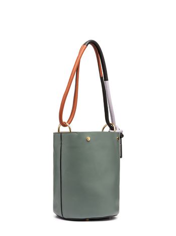 Women S Bags Marni Online Bucket Bag In Green Calfskin