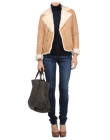 GOLDEN GOOSE - Leather outerwear