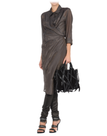 ANN DEMEULEMEESTER - Leather pants