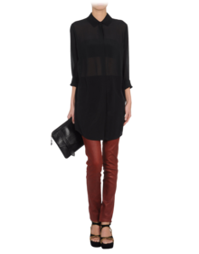 THE ROW - Leather trousers