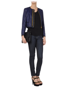 BLUMARINE - Chaqueta de piel
