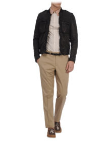 NEIL BARRETT - Chaqueta de piel