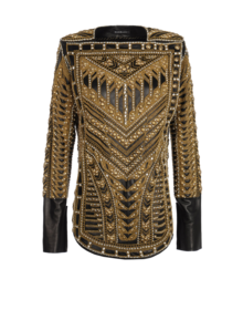 BALMAIN - Leather outerwear
