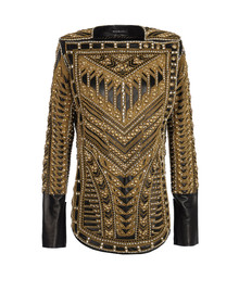 BALMAIN - Leather outerwear