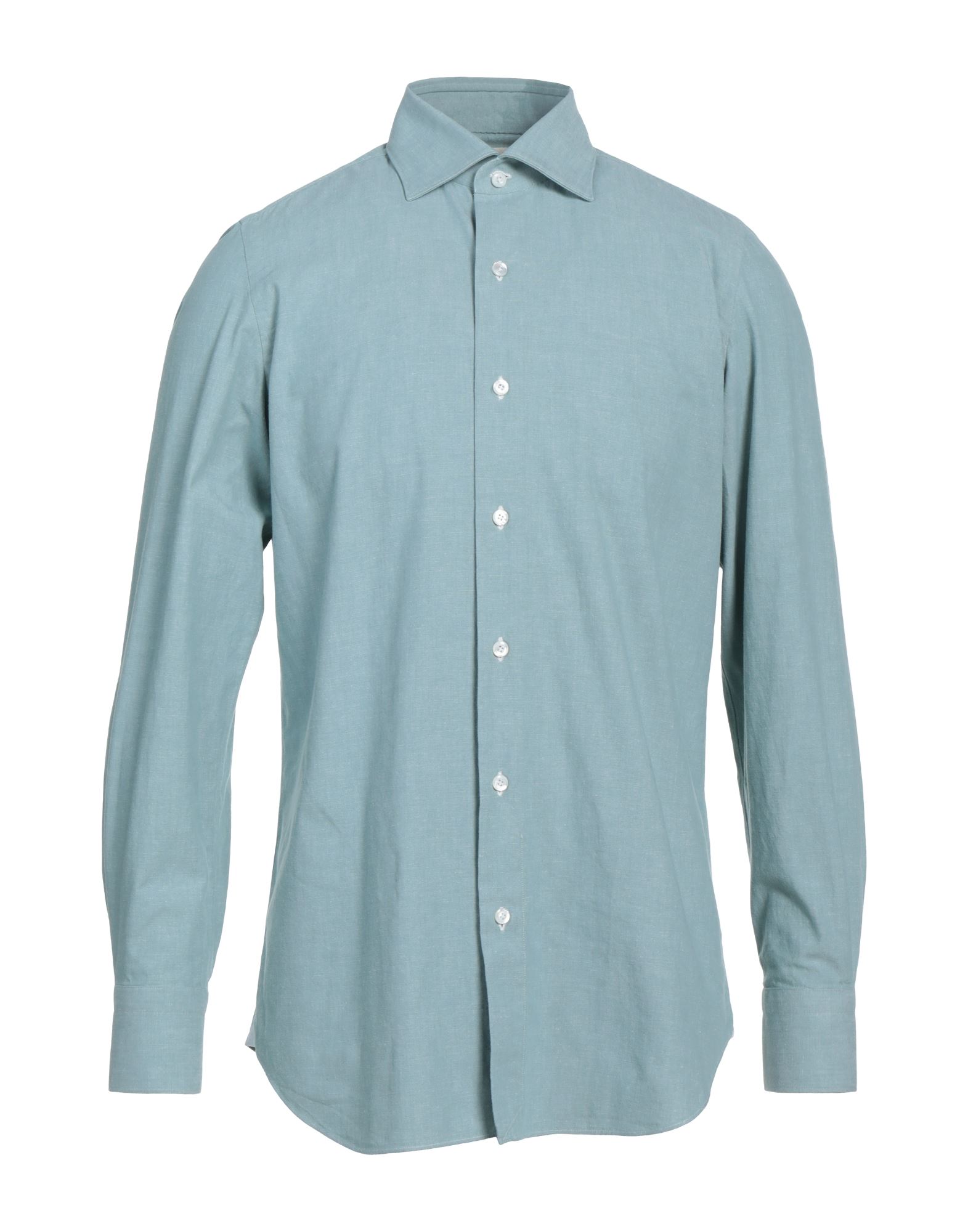 Finamore 1925 Shirts In Light Green