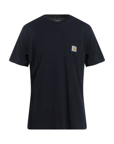 Carhartt Man T-shirt Midnight Blue Size Xl Cotton