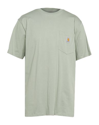 Carhartt T-shirt In Green Cotton In Sage Green