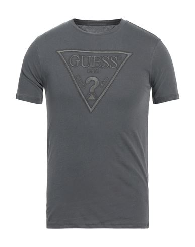 Guess Man T-shirt Lead Size Xs Cotton In Grey