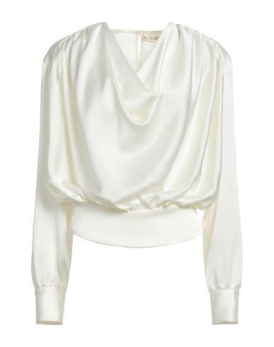 Nineminutes Woman Blouse Ivory Size 6 Polyester, Elastane In White