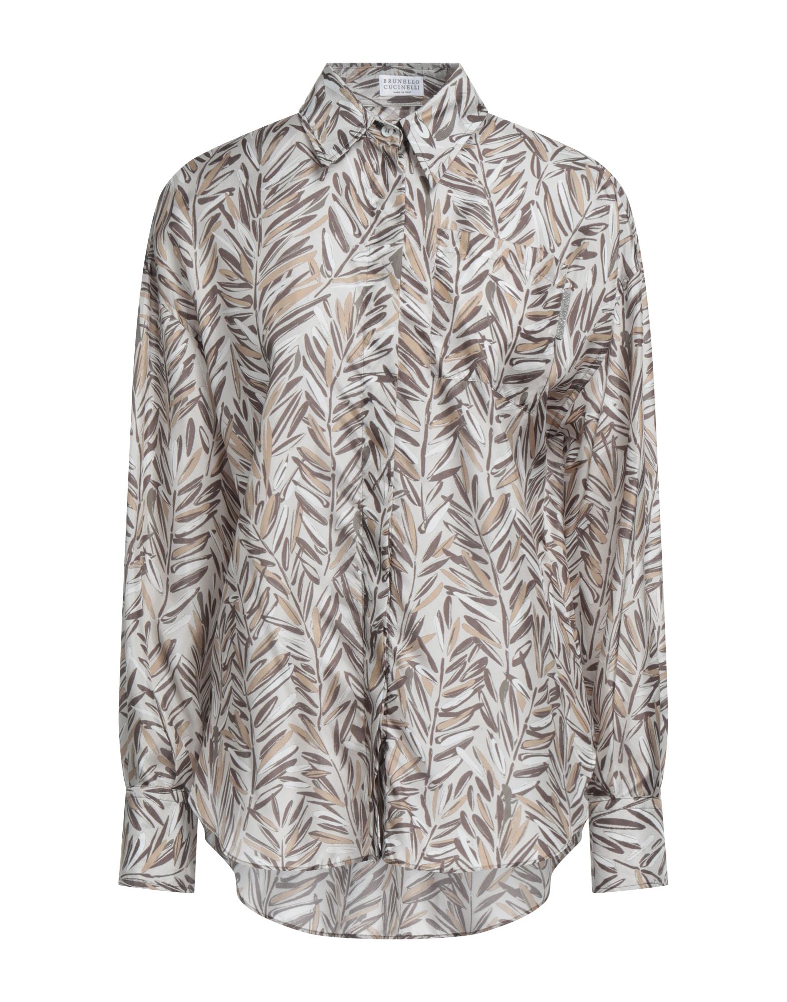 Brunello Cucinelli Shirts In Grey