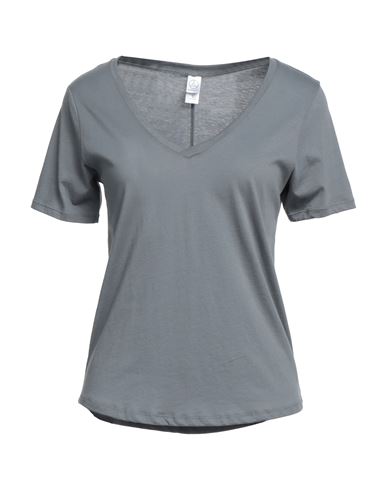 Alternative Woman T-shirt Grey Size M Organic Cotton In Multi