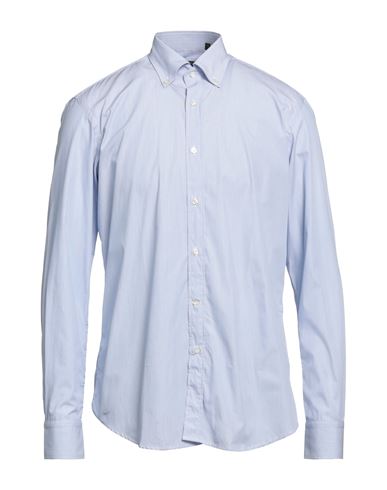 Man Shirt Sky blue Size L Cotton