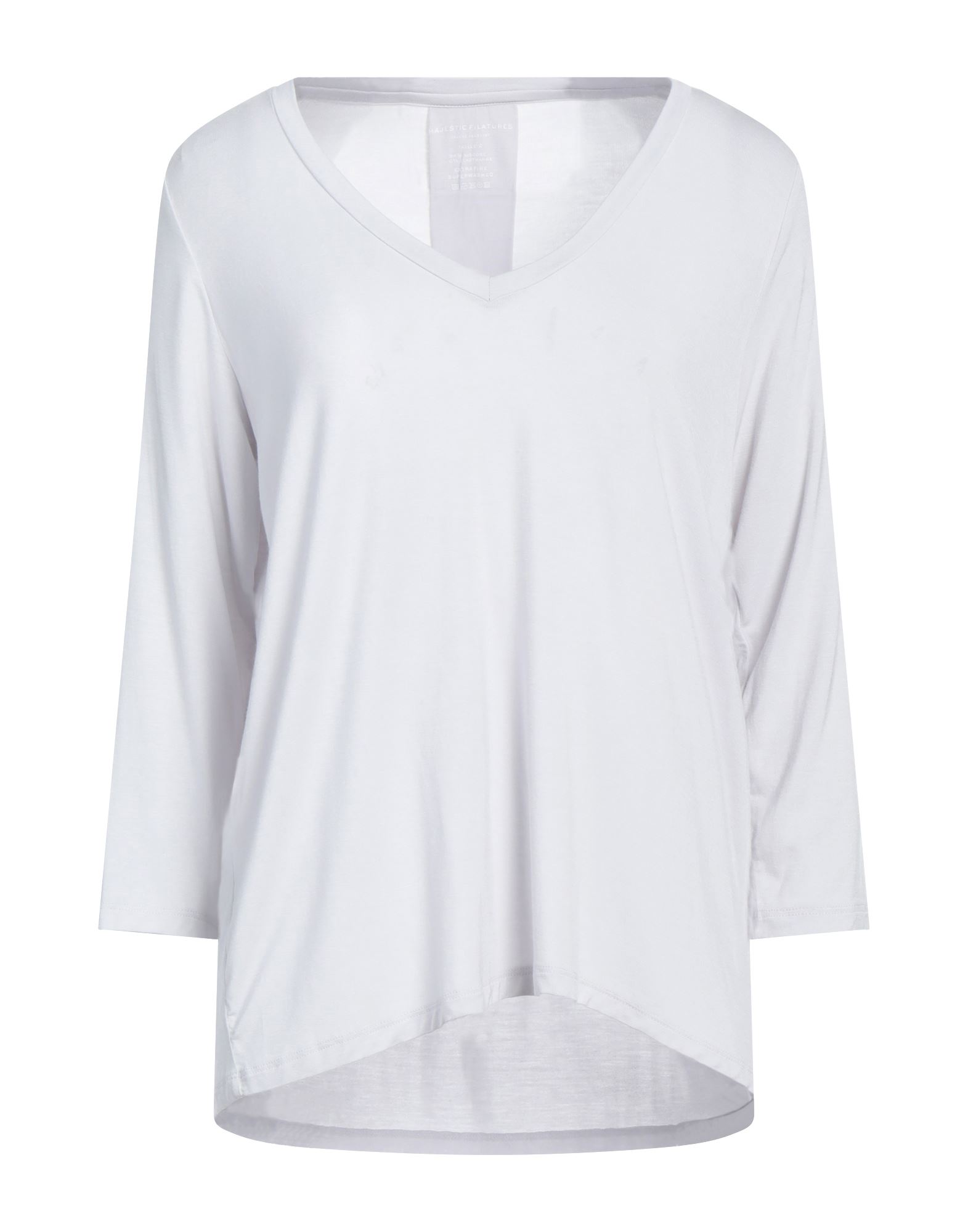 Majestic T-shirts In Grey