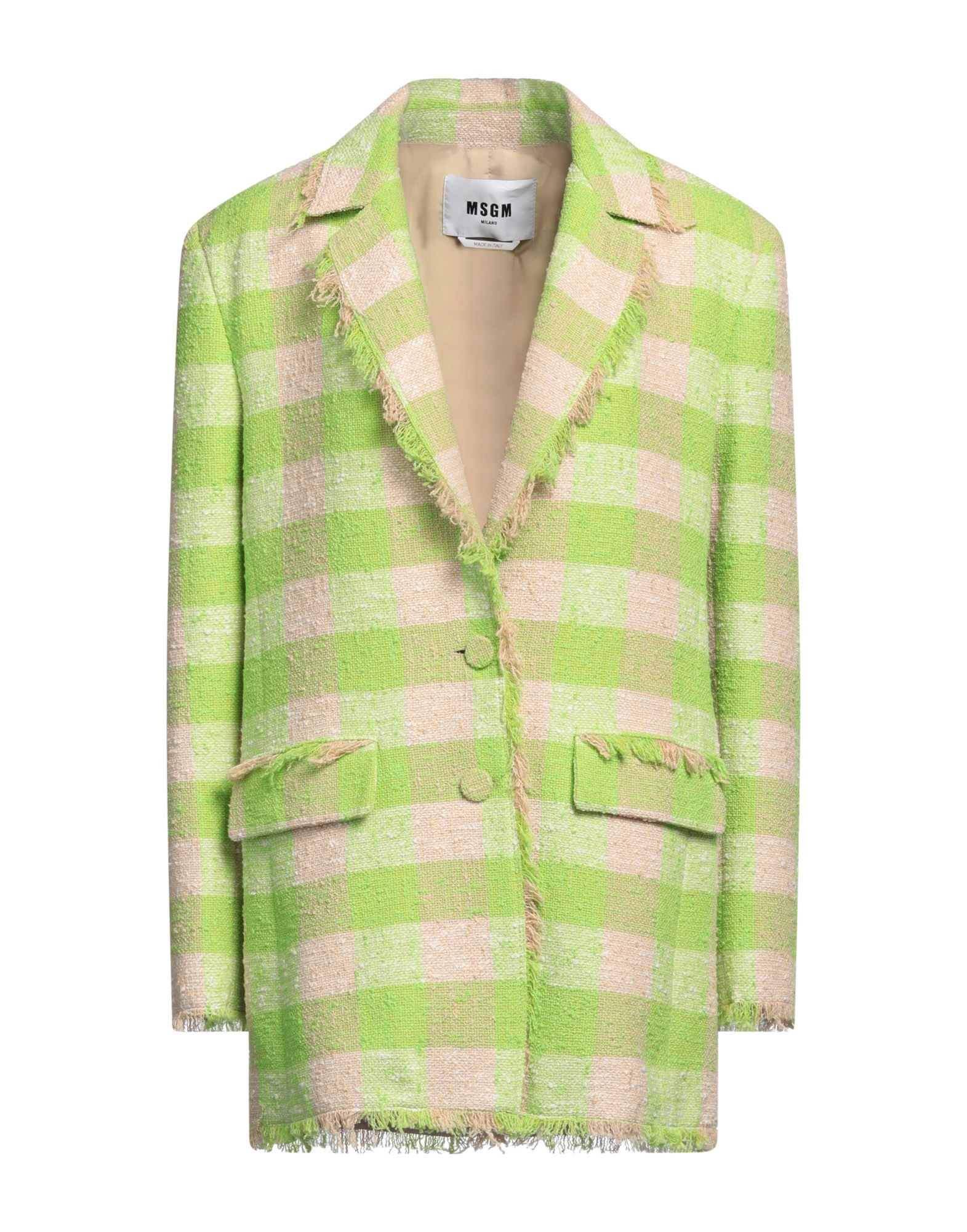 Msgm Suit Jackets In Green