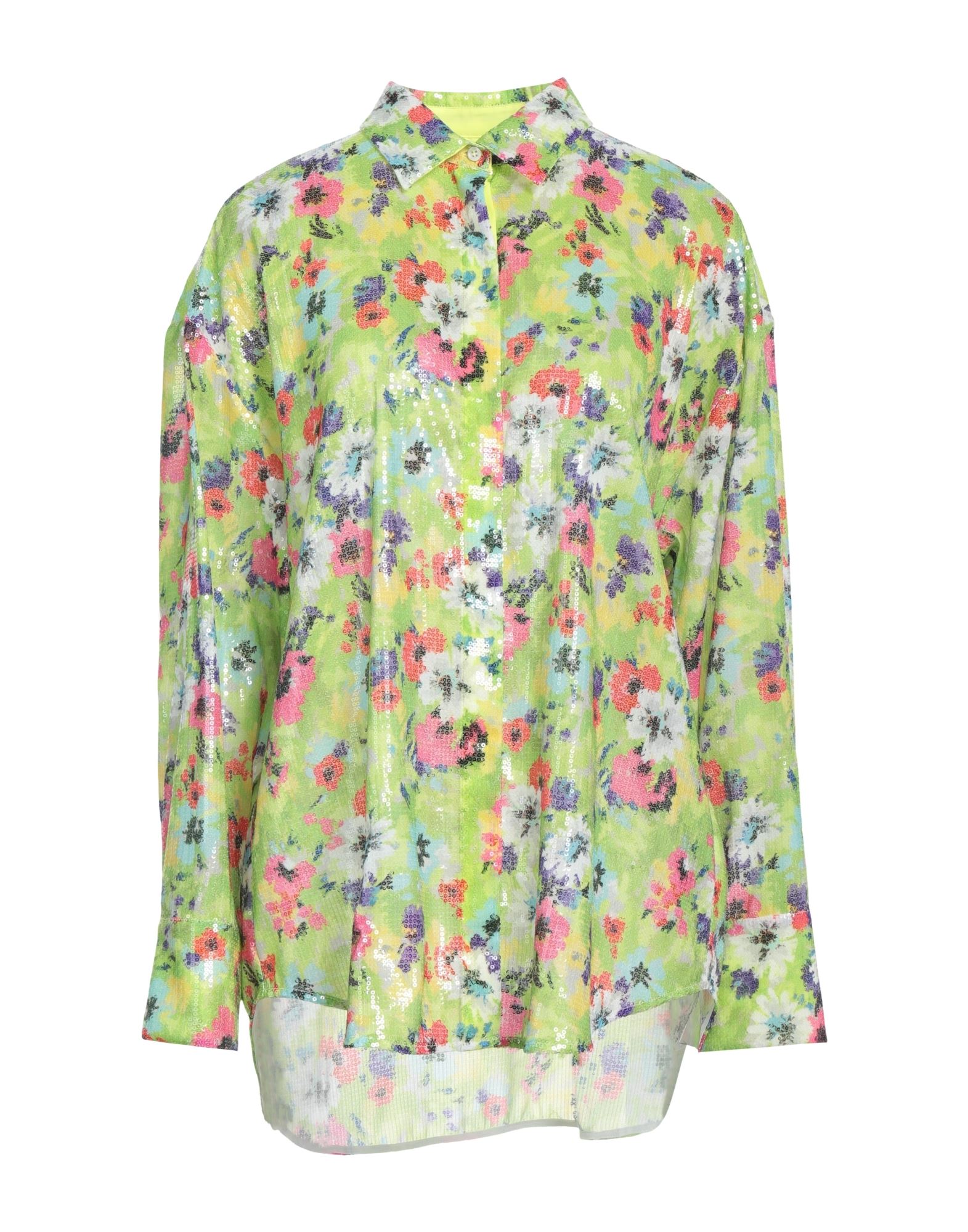 Msgm Shirts In Green