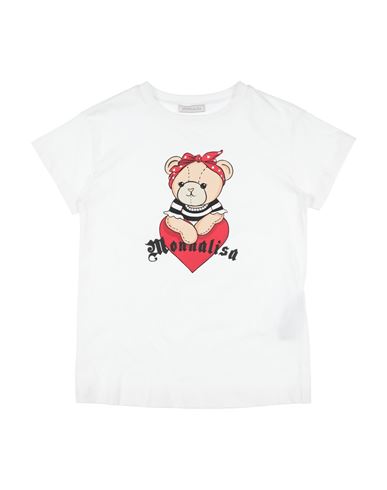 Monnalisa Babies'  Toddler Girl T-shirt White Size 3 Cotton