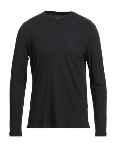 Majestic Filatures Man T-shirt Black Size M Cotton, Cashmere In Black