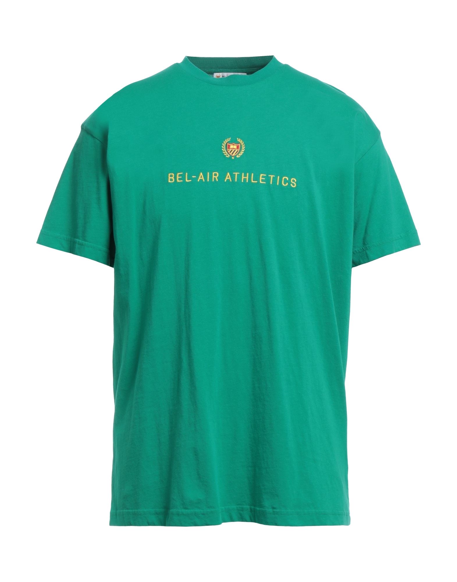 Shop Bel-air Athletics Man T-shirt Green Size L Cotton