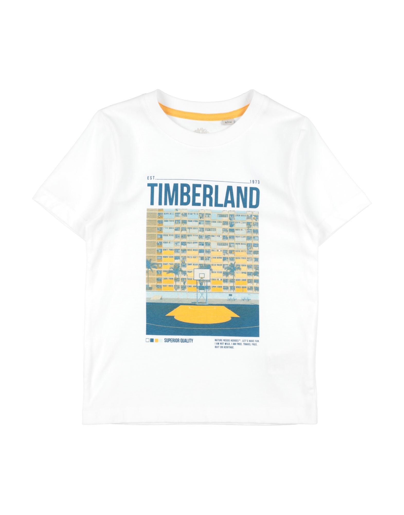 Timberland Kids'  T-shirts In White