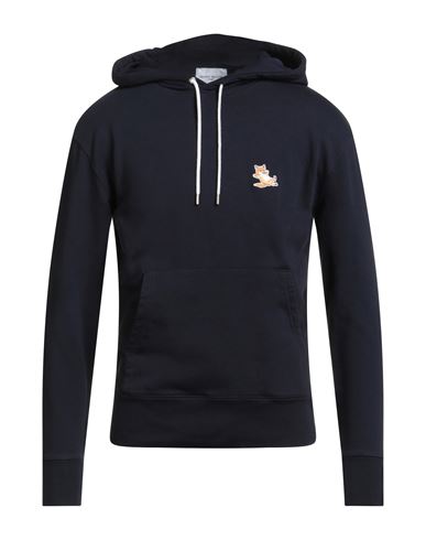 Maison Kitsuné Chillax Fox Drawstring Hoodie In Blue
