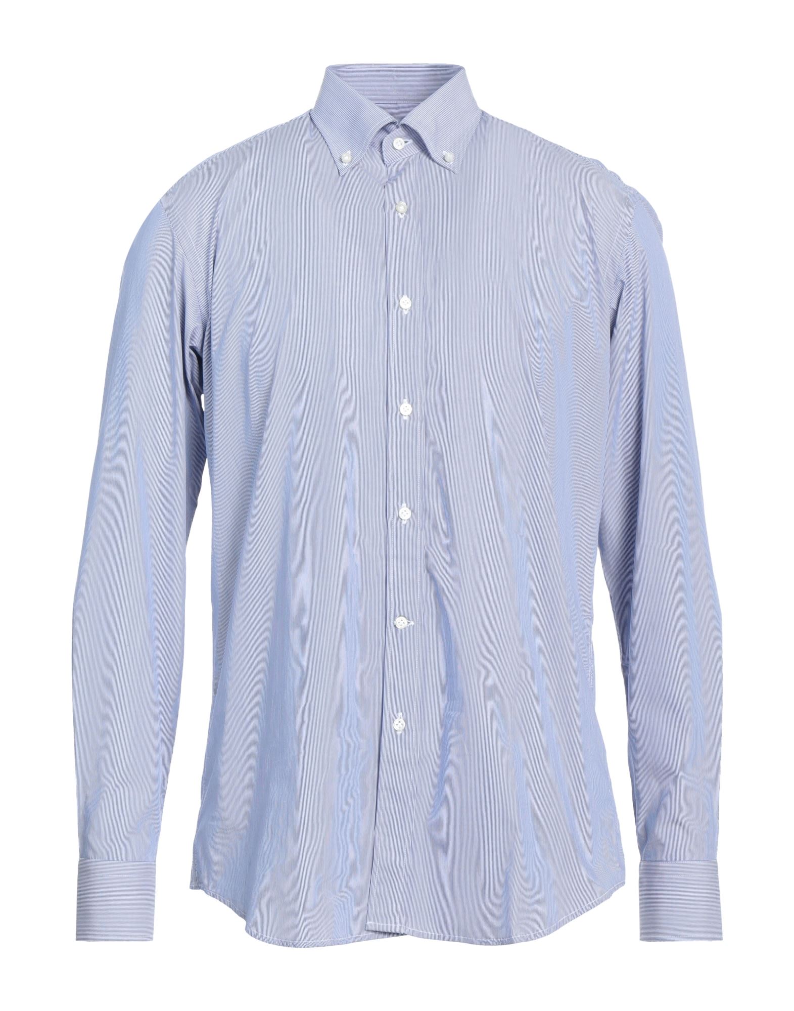 P. Langella Shirts In Blue | ModeSens