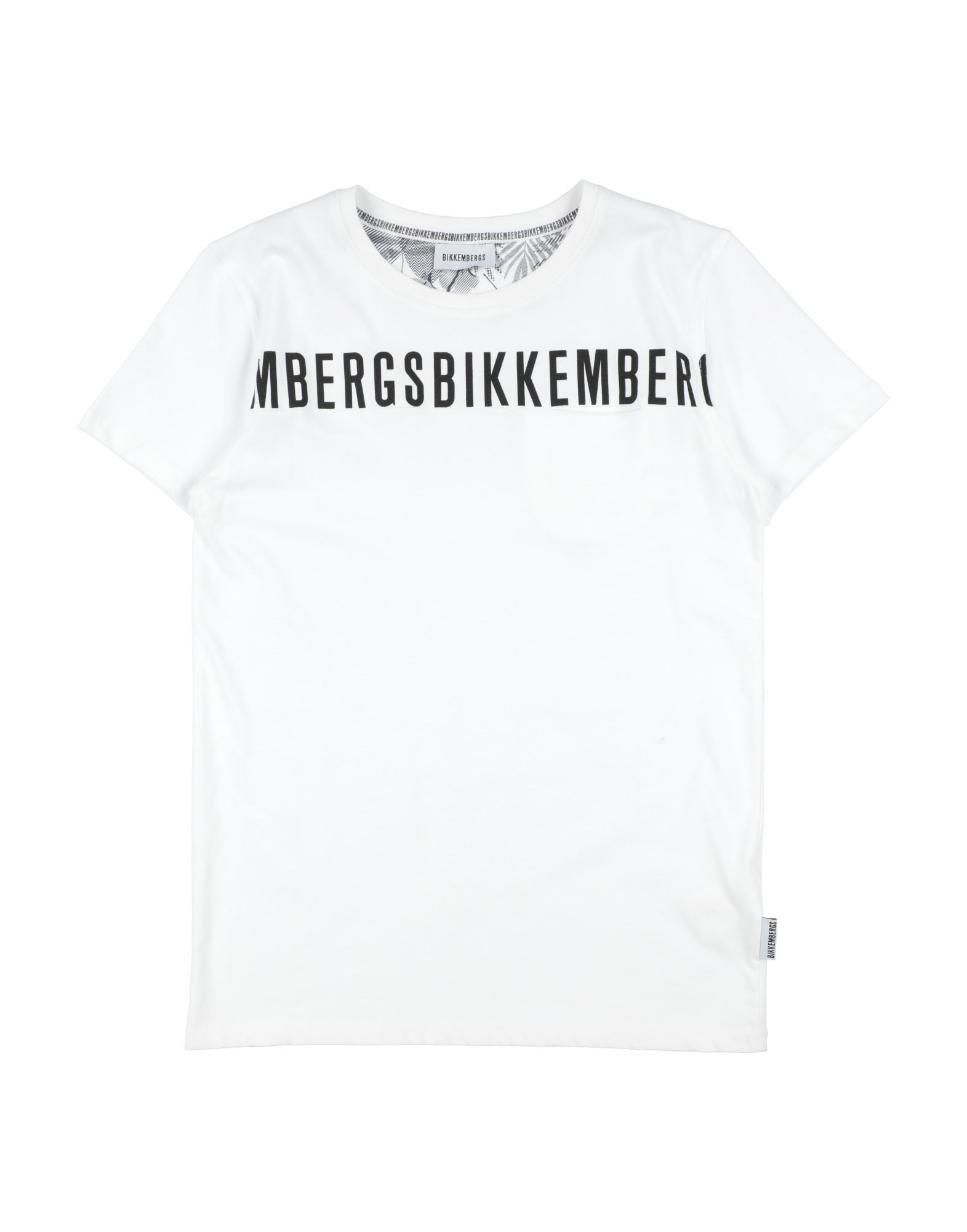 Bikkembergs Kids'  T-shirts In White