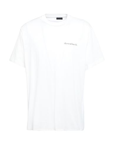 Throwback . Man T-shirt White Size M Cotton