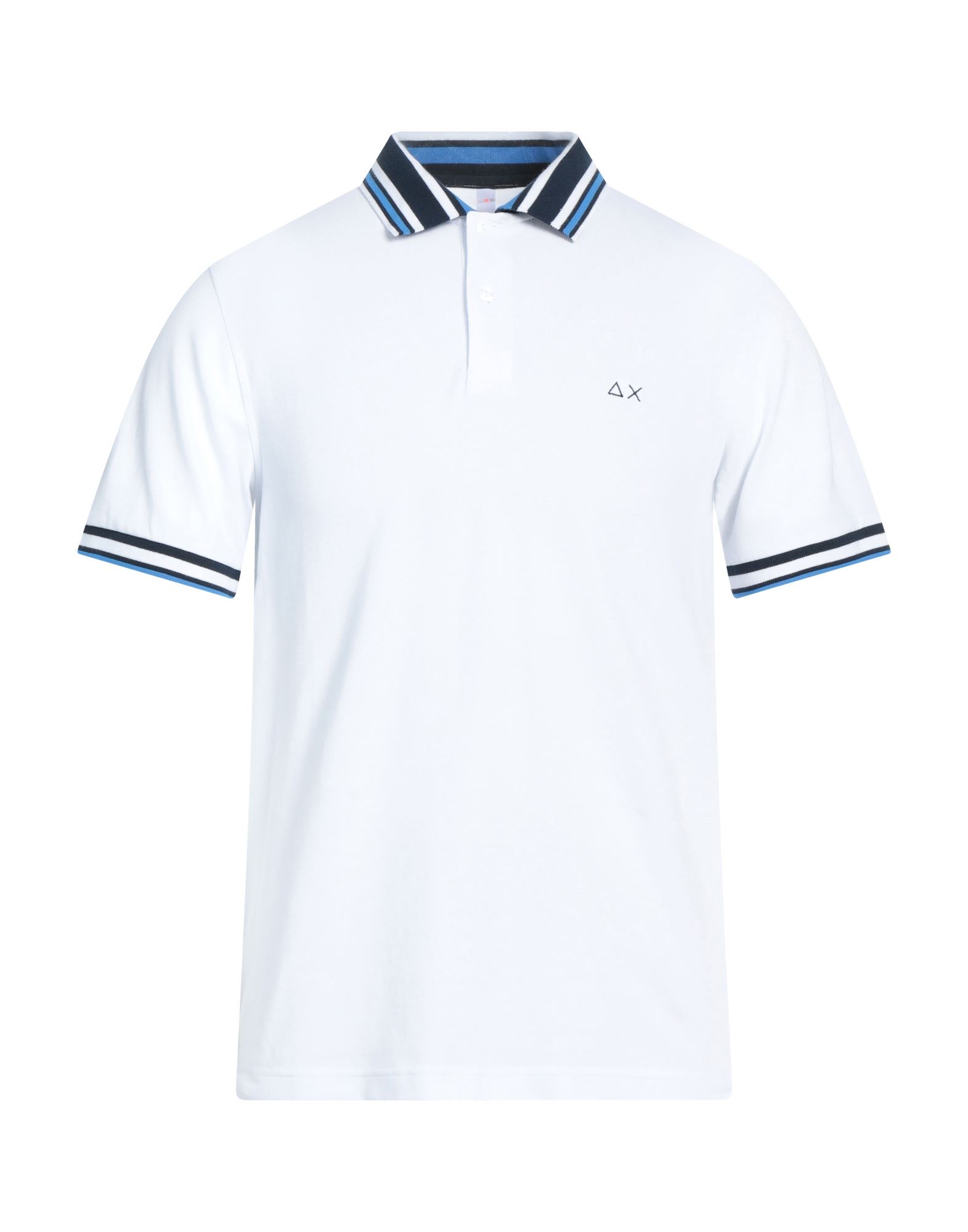 Sun 68 Polo Shirts In White
