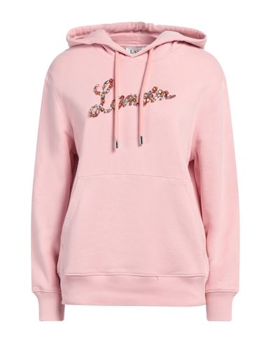 Lanvin Woman Sweatshirt Pink Size S Cotton, Brass, Resin, Glass