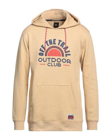 Vans Outdoor Club Po Man Sweatshirt Beige Size Xl Cotton