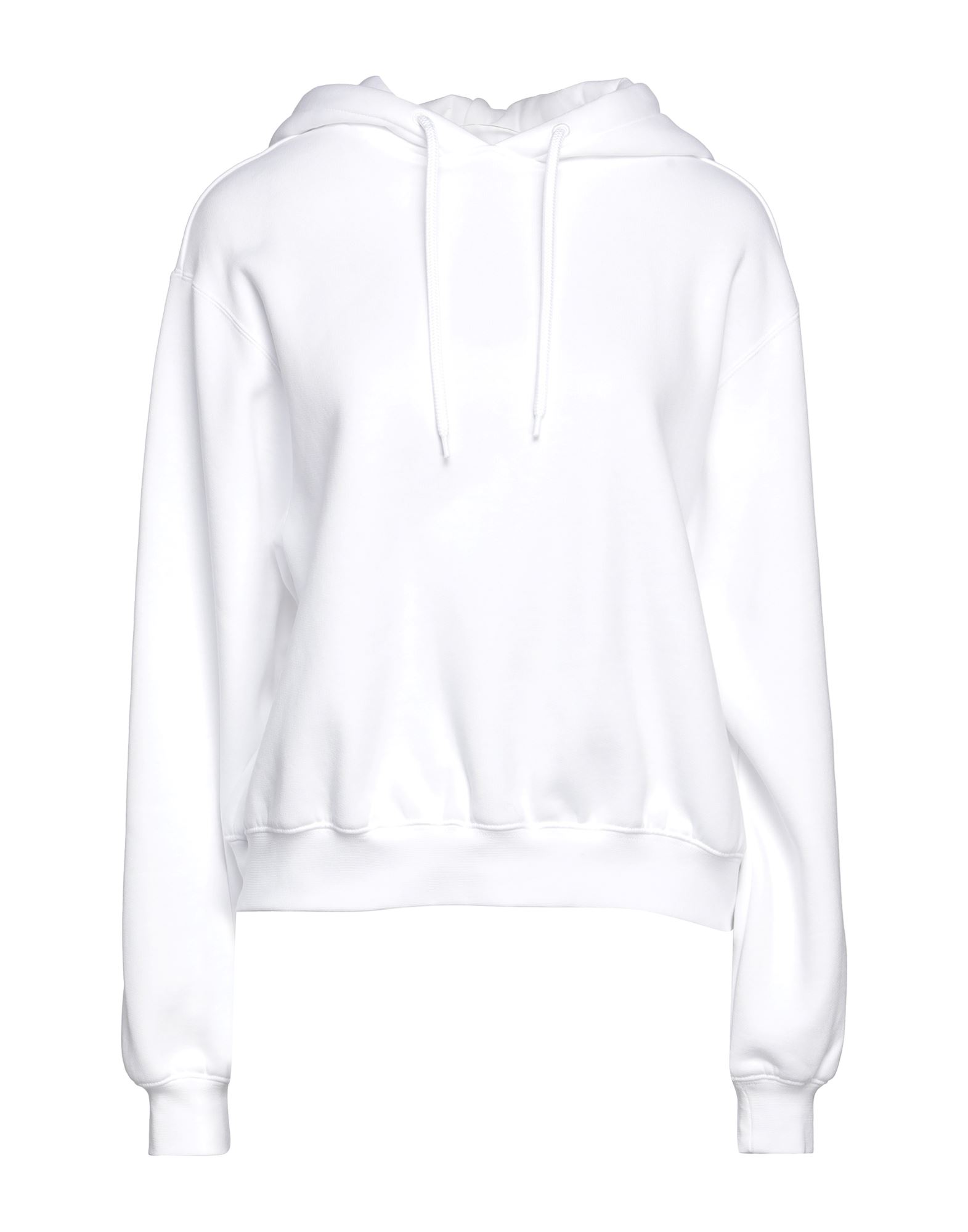Alexander Wang T Logo Hooded Sweatshirt In White