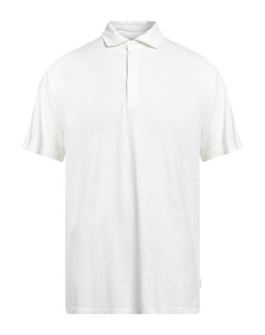 AT.P.CO AT. P.CO MAN POLO SHIRT IVORY SIZE L LINEN, COTTON